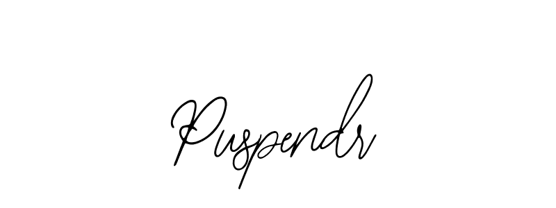 Use a signature maker to create a handwritten signature online. With this signature software, you can design (Bearetta-2O07w) your own signature for name Puspendr. Puspendr signature style 12 images and pictures png