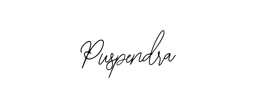 if you are searching for the best signature style for your name Puspendra. so please give up your signature search. here we have designed multiple signature styles  using Bearetta-2O07w. Puspendra signature style 12 images and pictures png