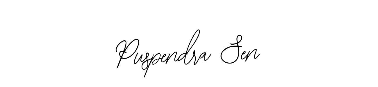 Make a beautiful signature design for name Puspendra Sen. With this signature (Bearetta-2O07w) style, you can create a handwritten signature for free. Puspendra Sen signature style 12 images and pictures png