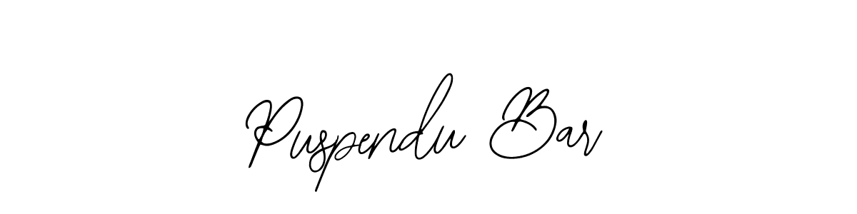 Create a beautiful signature design for name Puspendu Bar. With this signature (Bearetta-2O07w) fonts, you can make a handwritten signature for free. Puspendu Bar signature style 12 images and pictures png