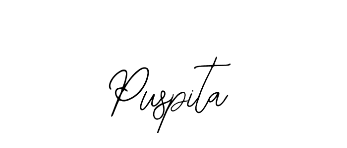 How to make Puspita signature? Bearetta-2O07w is a professional autograph style. Create handwritten signature for Puspita name. Puspita signature style 12 images and pictures png