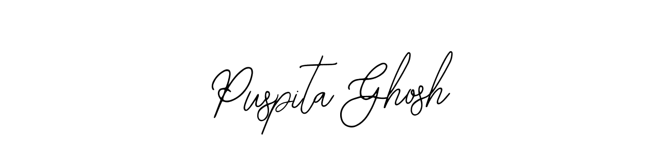 Similarly Bearetta-2O07w is the best handwritten signature design. Signature creator online .You can use it as an online autograph creator for name Puspita Ghosh. Puspita Ghosh signature style 12 images and pictures png