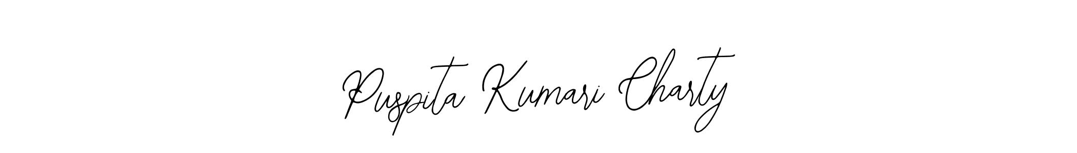 Similarly Bearetta-2O07w is the best handwritten signature design. Signature creator online .You can use it as an online autograph creator for name Puspita Kumari Charty. Puspita Kumari Charty signature style 12 images and pictures png