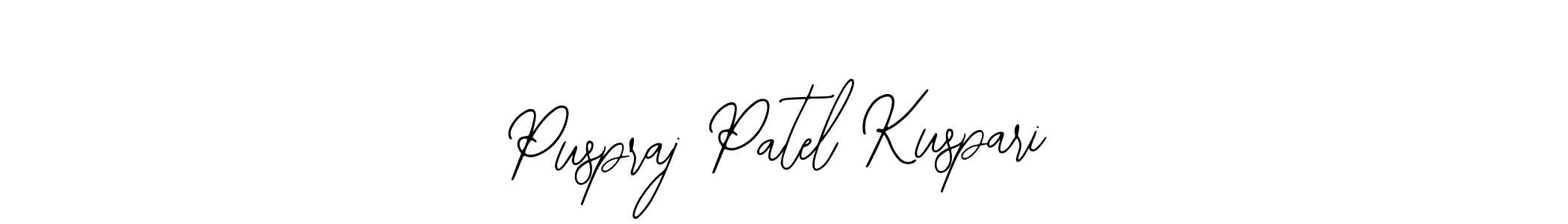 You can use this online signature creator to create a handwritten signature for the name Puspraj Patel Kuspari. This is the best online autograph maker. Puspraj Patel Kuspari signature style 12 images and pictures png