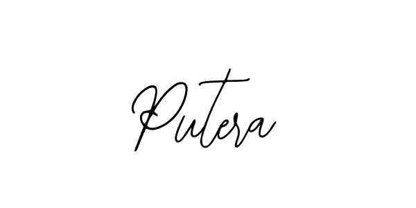 You should practise on your own different ways (Bearetta-2O07w) to write your name (Putera) in signature. don't let someone else do it for you. Putera signature style 12 images and pictures png