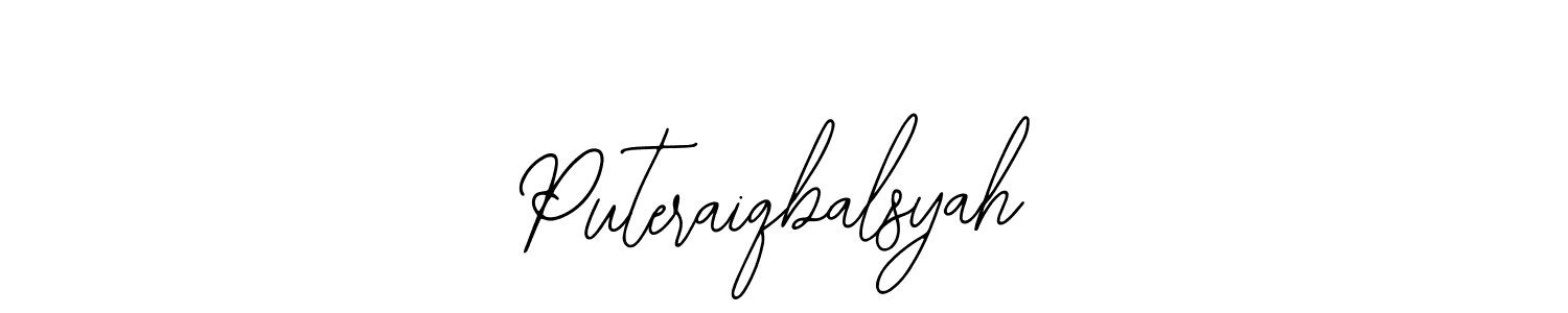 Create a beautiful signature design for name Puteraiqbalsyah. With this signature (Bearetta-2O07w) fonts, you can make a handwritten signature for free. Puteraiqbalsyah signature style 12 images and pictures png