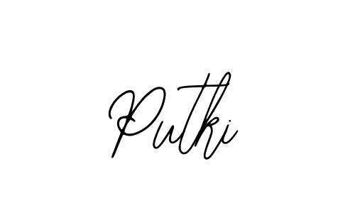 How to make Putki signature? Bearetta-2O07w is a professional autograph style. Create handwritten signature for Putki name. Putki signature style 12 images and pictures png