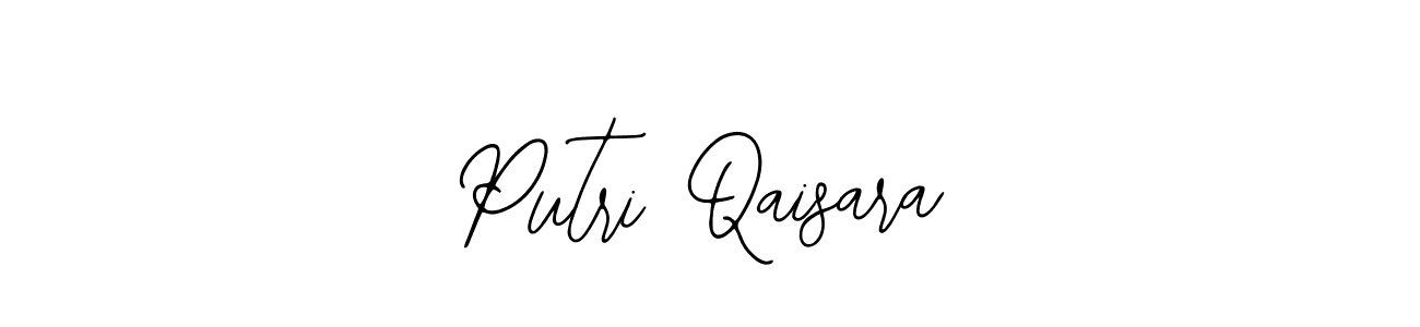 Design your own signature with our free online signature maker. With this signature software, you can create a handwritten (Bearetta-2O07w) signature for name Putri Qaisara. Putri Qaisara signature style 12 images and pictures png