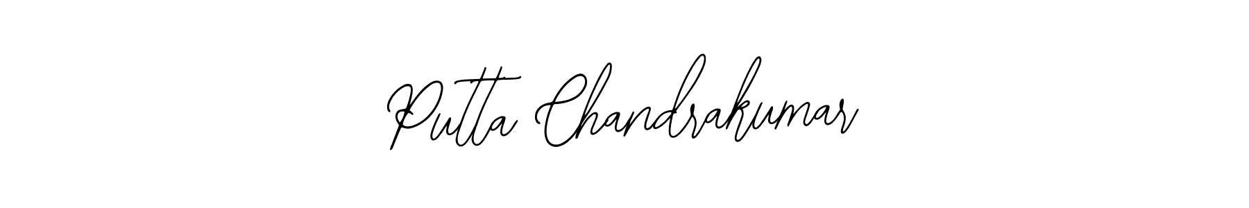 Also we have Putta Chandrakumar name is the best signature style. Create professional handwritten signature collection using Bearetta-2O07w autograph style. Putta Chandrakumar signature style 12 images and pictures png