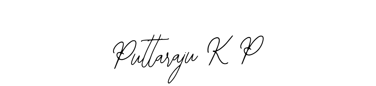 How to make Puttaraju K P signature? Bearetta-2O07w is a professional autograph style. Create handwritten signature for Puttaraju K P name. Puttaraju K P signature style 12 images and pictures png