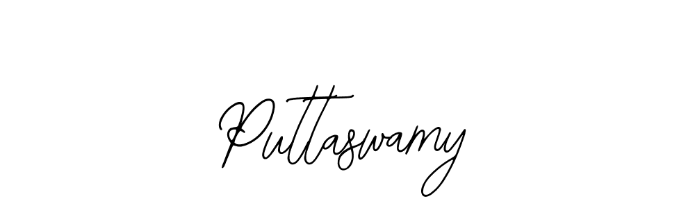 Create a beautiful signature design for name Puttaswamy. With this signature (Bearetta-2O07w) fonts, you can make a handwritten signature for free. Puttaswamy signature style 12 images and pictures png