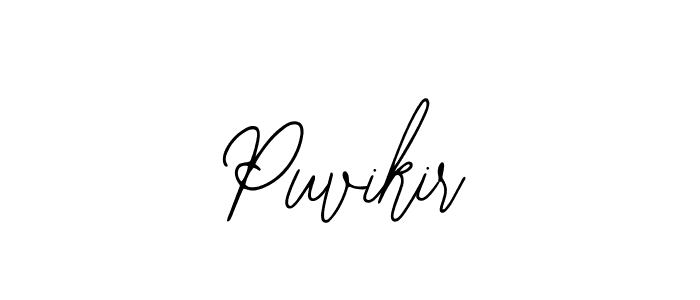 You should practise on your own different ways (Bearetta-2O07w) to write your name (Puvikir) in signature. don't let someone else do it for you. Puvikir signature style 12 images and pictures png