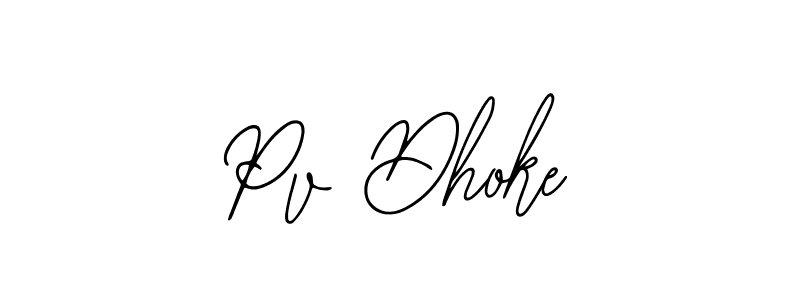 Here are the top 10 professional signature styles for the name Pv Dhoke. These are the best autograph styles you can use for your name. Pv Dhoke signature style 12 images and pictures png