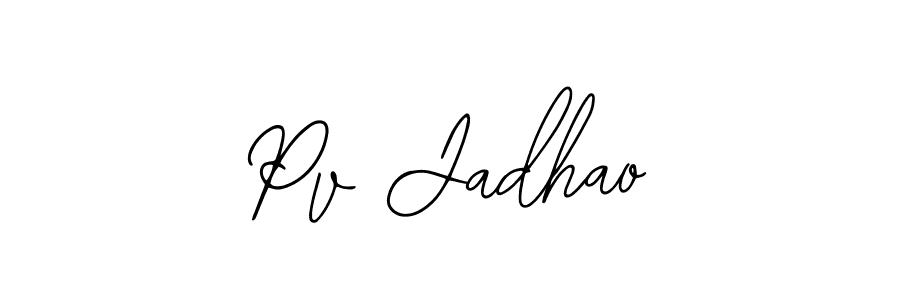 How to Draw Pv Jadhao signature style? Bearetta-2O07w is a latest design signature styles for name Pv Jadhao. Pv Jadhao signature style 12 images and pictures png