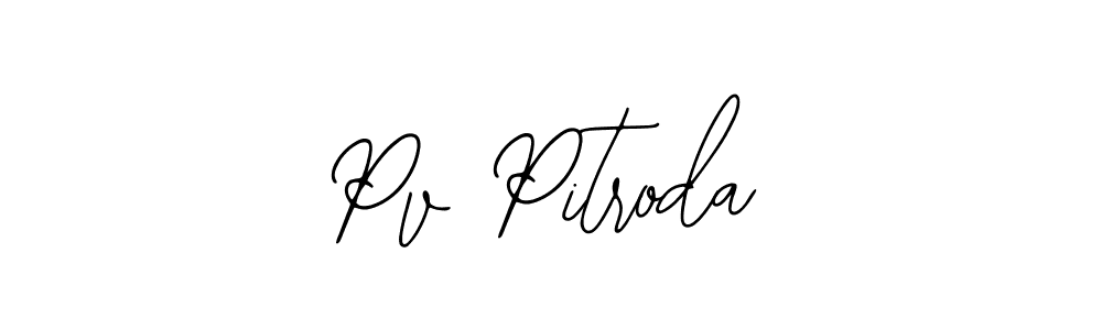 The best way (Bearetta-2O07w) to make a short signature is to pick only two or three words in your name. The name Pv Pitroda include a total of six letters. For converting this name. Pv Pitroda signature style 12 images and pictures png