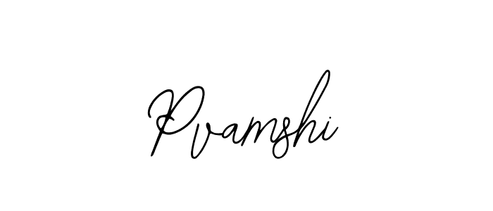 Design your own signature with our free online signature maker. With this signature software, you can create a handwritten (Bearetta-2O07w) signature for name Pvamshi. Pvamshi signature style 12 images and pictures png