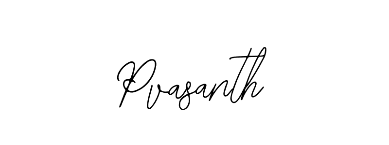 Create a beautiful signature design for name Pvasanth. With this signature (Bearetta-2O07w) fonts, you can make a handwritten signature for free. Pvasanth signature style 12 images and pictures png