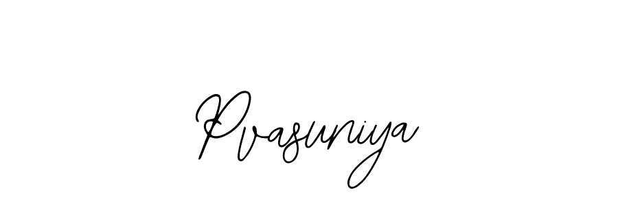 Pvasuniya stylish signature style. Best Handwritten Sign (Bearetta-2O07w) for my name. Handwritten Signature Collection Ideas for my name Pvasuniya. Pvasuniya signature style 12 images and pictures png