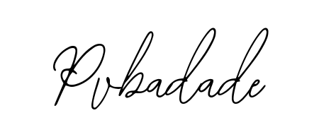 A stylish, flowing autograph style designed for name Pvbadade using Bearetta-2O07w typography. Perfect for digital creative projects. Pvbadade signature style 12 images and pictures png