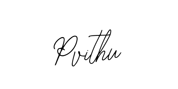 You should practise on your own different ways (Bearetta-2O07w) to write your name (Pvithu) in signature. don't let someone else do it for you. Pvithu signature style 12 images and pictures png