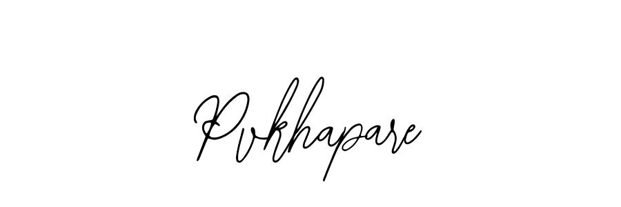 if you are searching for the best signature style for your name Pvkhapare. so please give up your signature search. here we have designed multiple signature styles  using Bearetta-2O07w. Pvkhapare signature style 12 images and pictures png