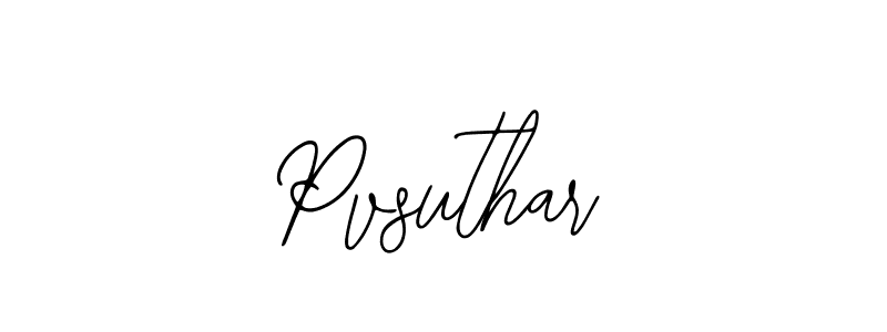 Design your own signature with our free online signature maker. With this signature software, you can create a handwritten (Bearetta-2O07w) signature for name Pvsuthar. Pvsuthar signature style 12 images and pictures png