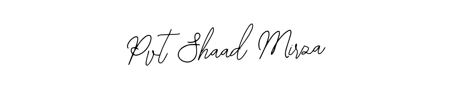 Once you've used our free online signature maker to create your best signature Bearetta-2O07w style, it's time to enjoy all of the benefits that Pvt Shaad Mirza name signing documents. Pvt Shaad Mirza signature style 12 images and pictures png