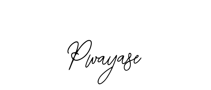 How to make Pwayase name signature. Use Bearetta-2O07w style for creating short signs online. This is the latest handwritten sign. Pwayase signature style 12 images and pictures png