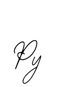 Design your own signature with our free online signature maker. With this signature software, you can create a handwritten (Bearetta-2O07w) signature for name Py. Py signature style 12 images and pictures png