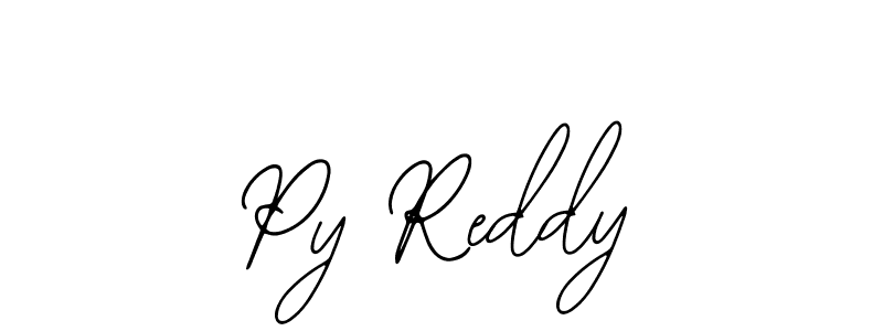Also we have Py Reddy name is the best signature style. Create professional handwritten signature collection using Bearetta-2O07w autograph style. Py Reddy signature style 12 images and pictures png