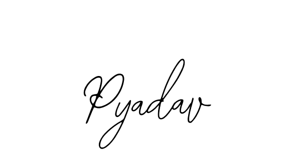 Also we have Pyadav name is the best signature style. Create professional handwritten signature collection using Bearetta-2O07w autograph style. Pyadav signature style 12 images and pictures png