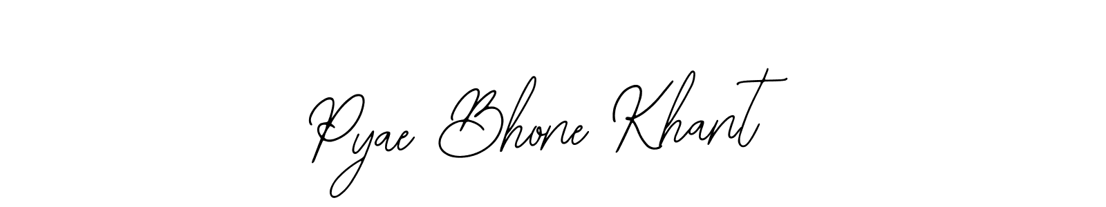 This is the best signature style for the Pyae Bhone Khant name. Also you like these signature font (Bearetta-2O07w). Mix name signature. Pyae Bhone Khant signature style 12 images and pictures png