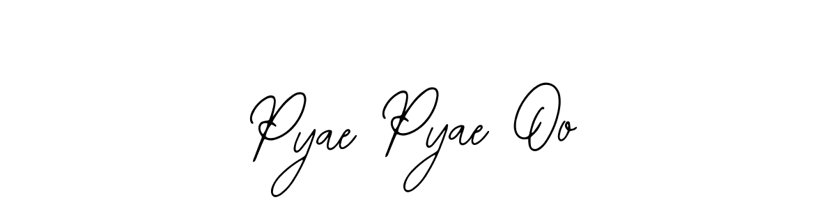 Similarly Bearetta-2O07w is the best handwritten signature design. Signature creator online .You can use it as an online autograph creator for name Pyae Pyae Oo. Pyae Pyae Oo signature style 12 images and pictures png