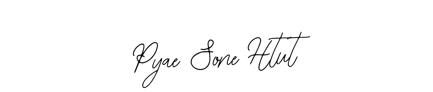 Use a signature maker to create a handwritten signature online. With this signature software, you can design (Bearetta-2O07w) your own signature for name Pyae Sone Htut. Pyae Sone Htut signature style 12 images and pictures png
