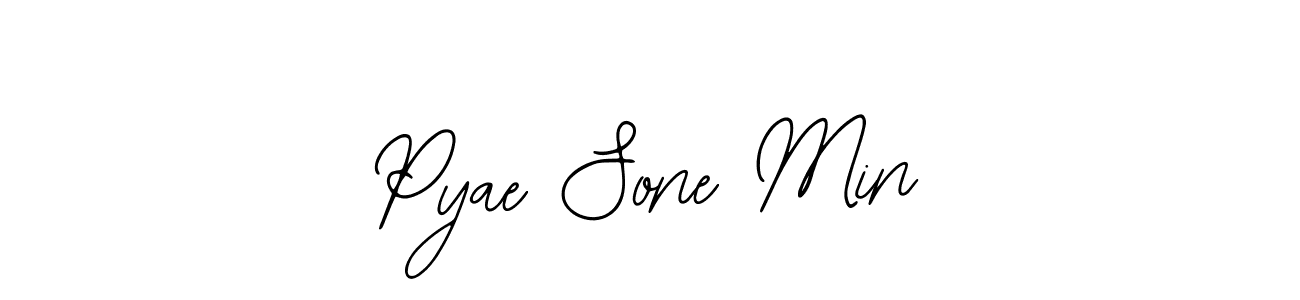 How to make Pyae Sone Min signature? Bearetta-2O07w is a professional autograph style. Create handwritten signature for Pyae Sone Min name. Pyae Sone Min signature style 12 images and pictures png