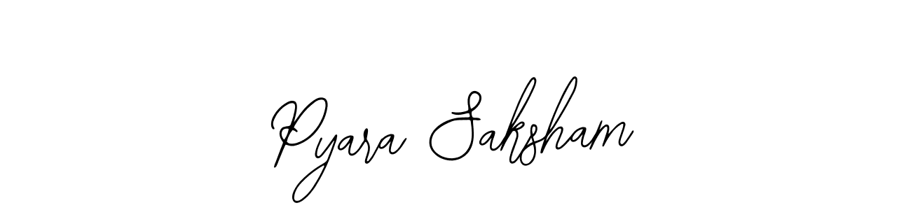 How to make Pyara Saksham signature? Bearetta-2O07w is a professional autograph style. Create handwritten signature for Pyara Saksham name. Pyara Saksham signature style 12 images and pictures png