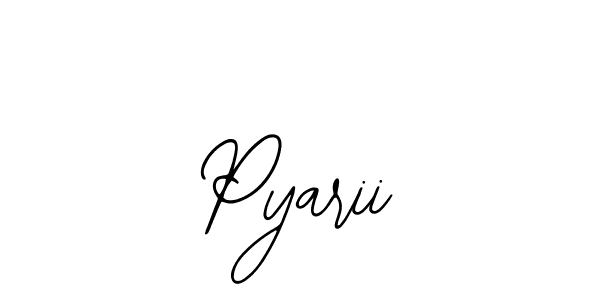 The best way (Bearetta-2O07w) to make a short signature is to pick only two or three words in your name. The name Pyarii include a total of six letters. For converting this name. Pyarii signature style 12 images and pictures png