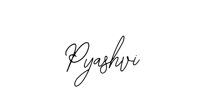 Design your own signature with our free online signature maker. With this signature software, you can create a handwritten (Bearetta-2O07w) signature for name Pyashvi. Pyashvi signature style 12 images and pictures png