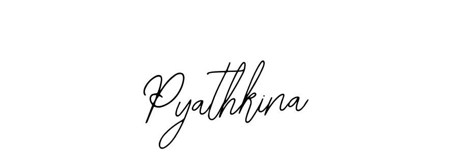 Make a beautiful signature design for name Pyathkina. With this signature (Bearetta-2O07w) style, you can create a handwritten signature for free. Pyathkina signature style 12 images and pictures png