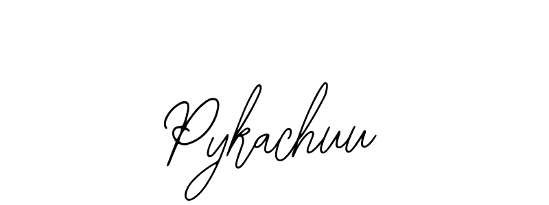 Pykachuu stylish signature style. Best Handwritten Sign (Bearetta-2O07w) for my name. Handwritten Signature Collection Ideas for my name Pykachuu. Pykachuu signature style 12 images and pictures png