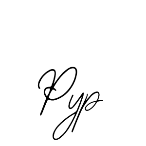 Design your own signature with our free online signature maker. With this signature software, you can create a handwritten (Bearetta-2O07w) signature for name Pyp. Pyp signature style 12 images and pictures png