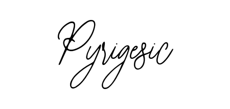 A dynamic signature style for Pyrigesic using Bearetta-2O07w script. Designed to look authentic, handwritten, and professional. Pyrigesic signature style 12 images and pictures png