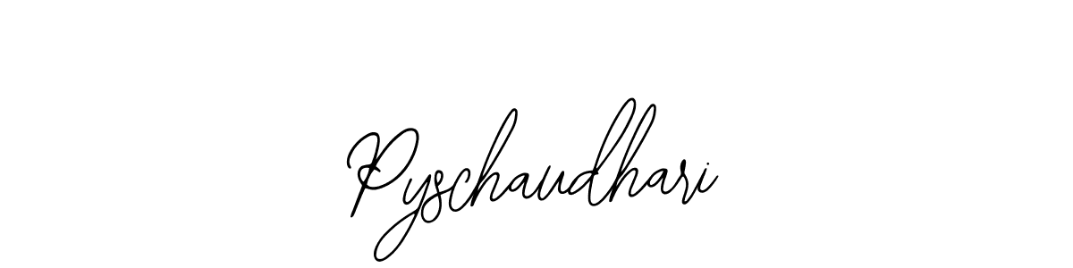 Create a beautiful signature design for name Pyschaudhari. With this signature (Bearetta-2O07w) fonts, you can make a handwritten signature for free. Pyschaudhari signature style 12 images and pictures png
