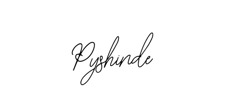 Here are the top 10 professional signature styles for the name Pyshinde. These are the best autograph styles you can use for your name. Pyshinde signature style 12 images and pictures png