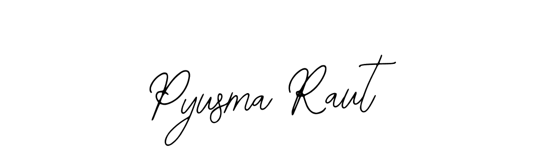 Make a beautiful signature design for name Pyusma Raut. Use this online signature maker to create a handwritten signature for free. Pyusma Raut signature style 12 images and pictures png