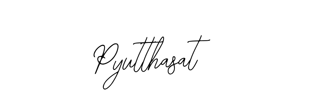 It looks lik you need a new signature style for name Pyutthasat. Design unique handwritten (Bearetta-2O07w) signature with our free signature maker in just a few clicks. Pyutthasat signature style 12 images and pictures png