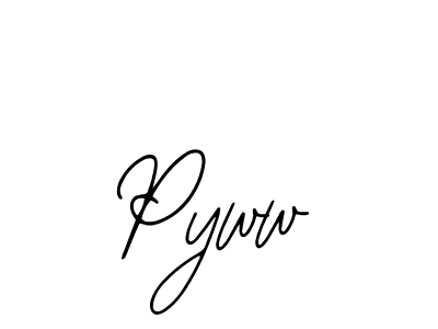 Also You can easily find your signature by using the search form. We will create Pyww name handwritten signature images for you free of cost using Bearetta-2O07w sign style. Pyww signature style 12 images and pictures png