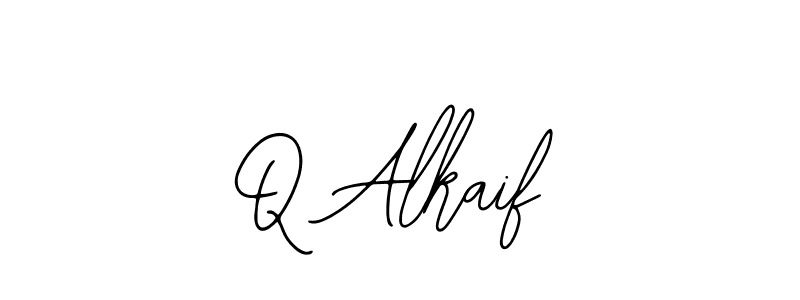 Bearetta-2O07w is a professional signature style that is perfect for those who want to add a touch of class to their signature. It is also a great choice for those who want to make their signature more unique. Get Q Alkaif name to fancy signature for free. Q Alkaif signature style 12 images and pictures png