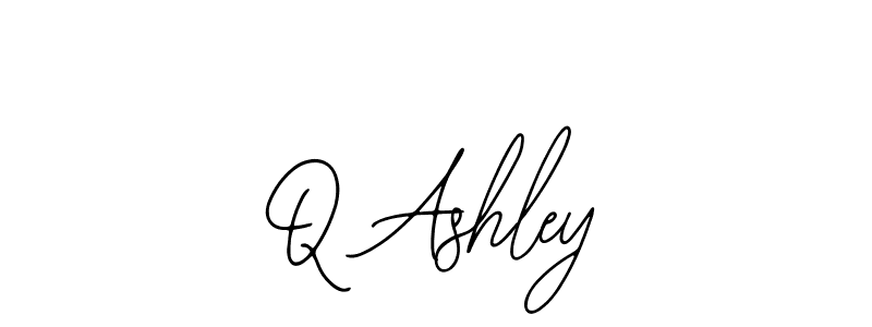 Also You can easily find your signature by using the search form. We will create Q Ashley name handwritten signature images for you free of cost using Bearetta-2O07w sign style. Q Ashley signature style 12 images and pictures png