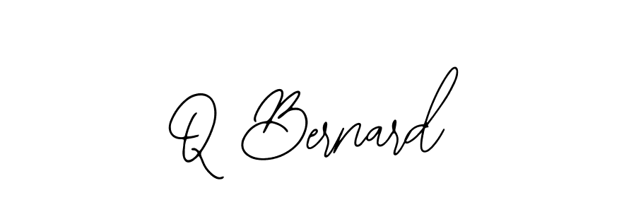 Also we have Q Bernard name is the best signature style. Create professional handwritten signature collection using Bearetta-2O07w autograph style. Q Bernard signature style 12 images and pictures png